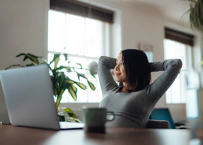 woman on laptop
